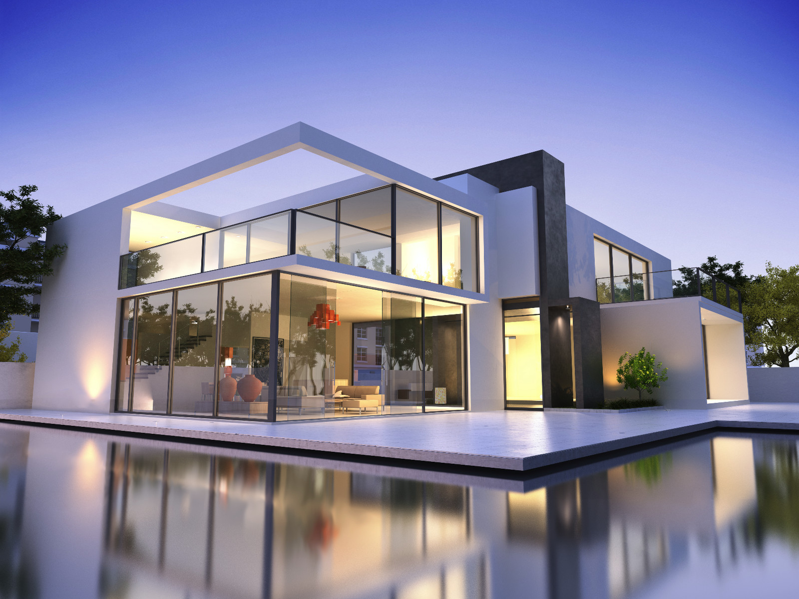 Modern luxurious residence